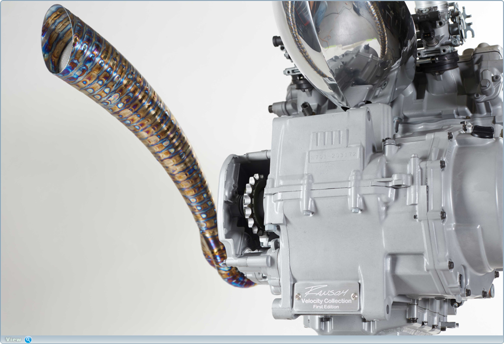 Уэйн Рэнсом - скульптура двигателя Suzuki Hayabusa