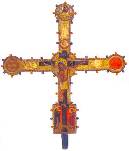 Крест выносной. Лицевая сторона Конец XVII века. Галич