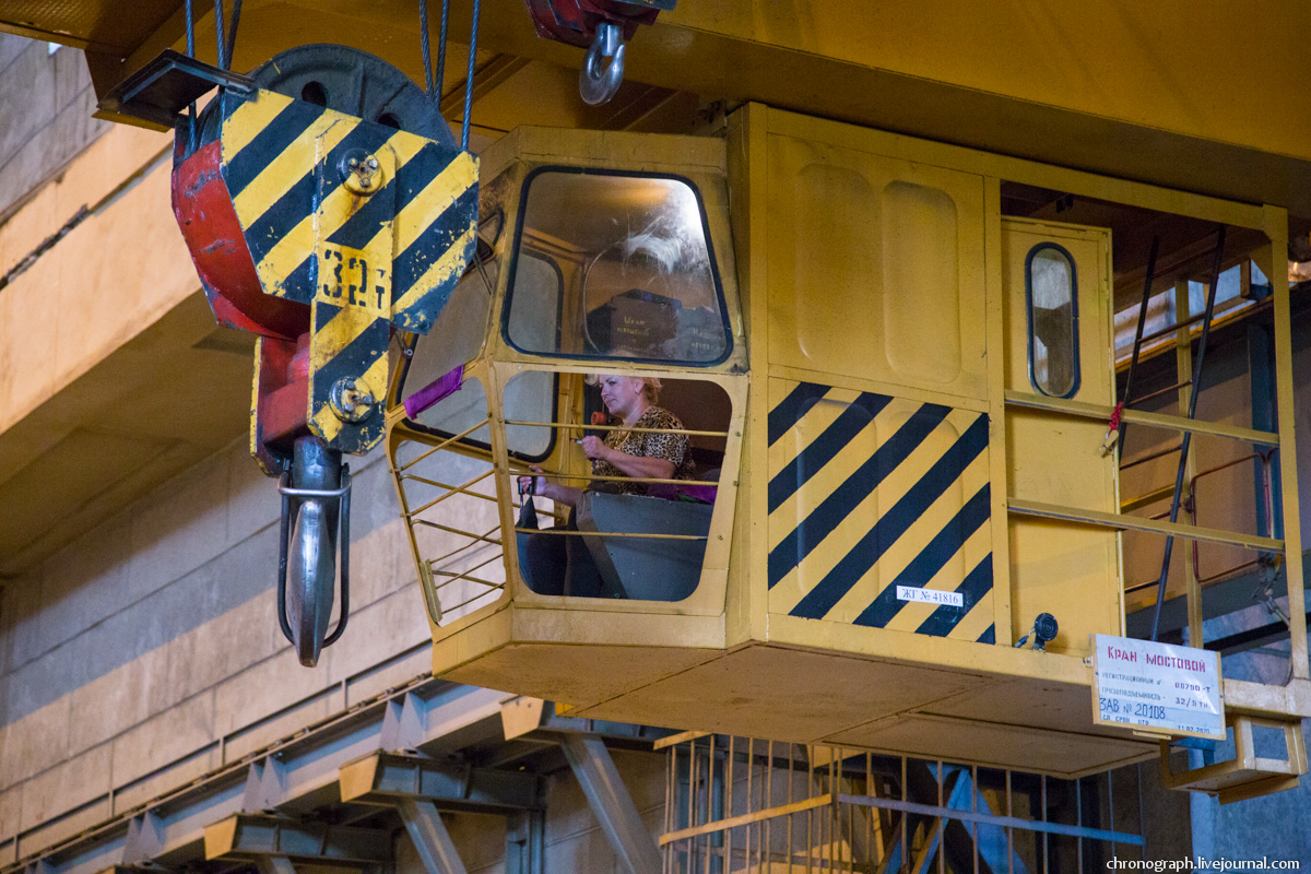 Монтаж рабочего колеса гидроагрегата №7 на Жигулёвской ГЭС 0_112362_37e16b2f_orig