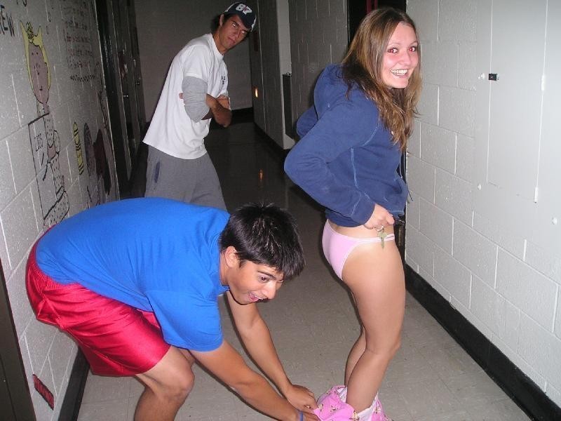 Girl gets spanked wetting panties photos