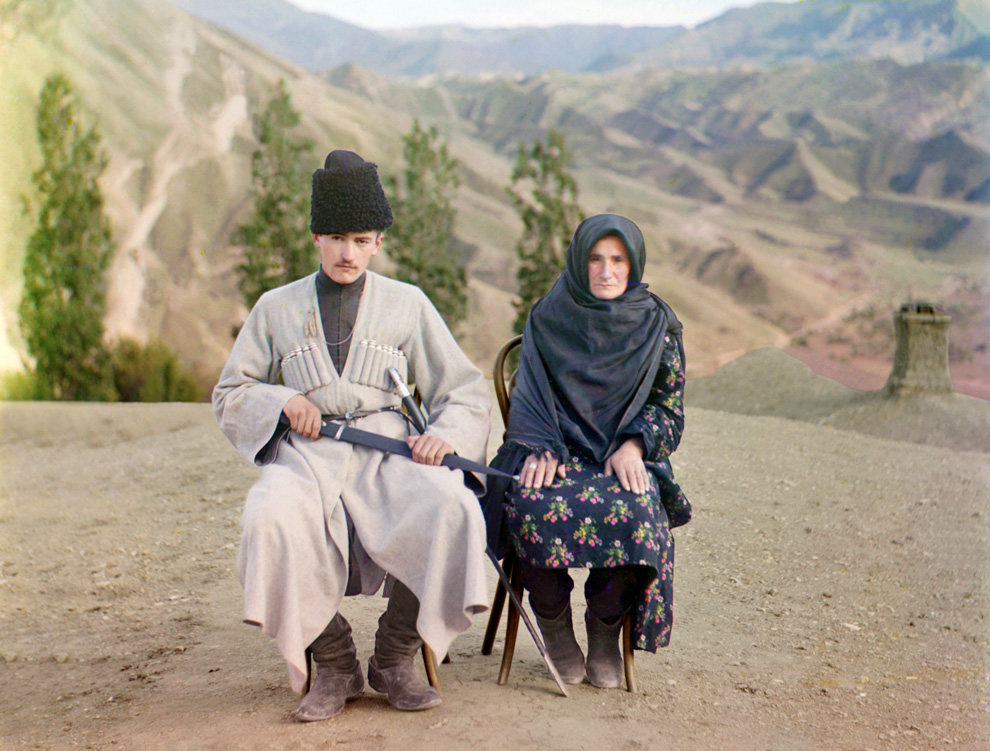 Мужчина и женщина  в Дагестане