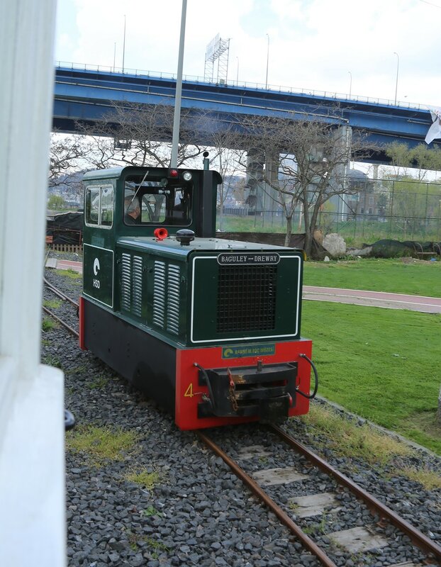 Istanbul. Rahimi Kocha Museum. Ride on a narrow gauge train