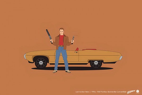 «Киноводитель»: плакаты с героями фильмов и их авто (25 фото)