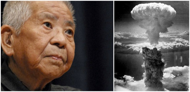 Цутому Ямагути является единственным человеком, который чудом пережил оба ядерных удара по Японии. О