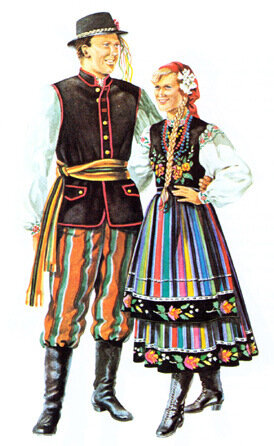 польский народный костюм