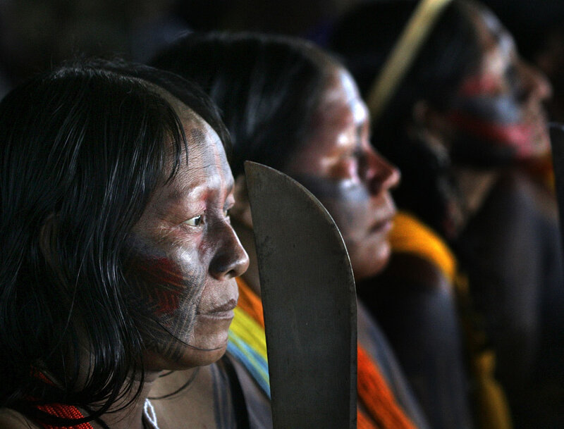 Indigenous Brazilians Protest