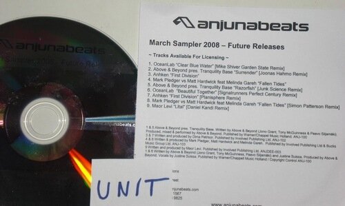 Anjunabeats March Sampler Future Releases (Promo CDM)
