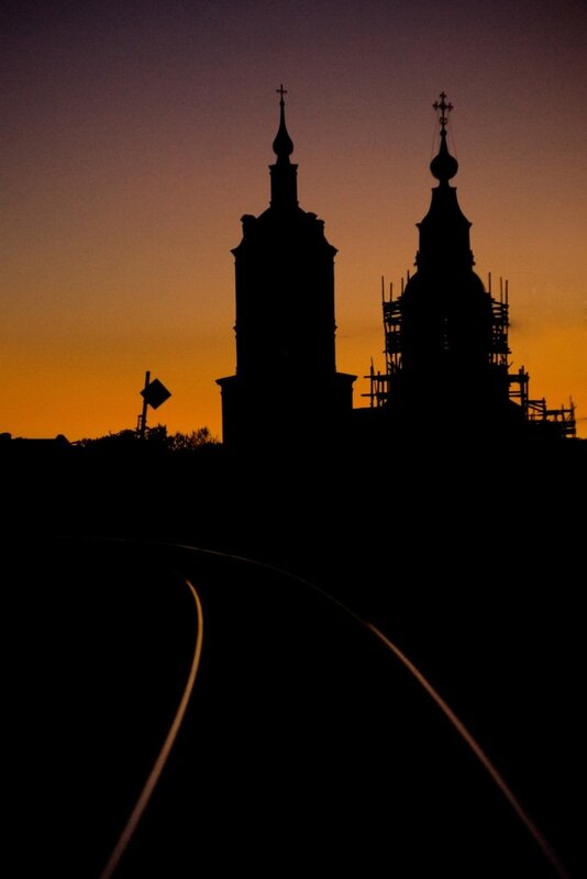 храм на закате. фотограф Кирилл Кузьмин