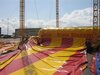 Демонтаж цирка-шапито Олега Плахтеева в Омске