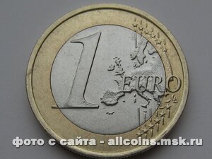 Монета 1 ЕВРО Словакия