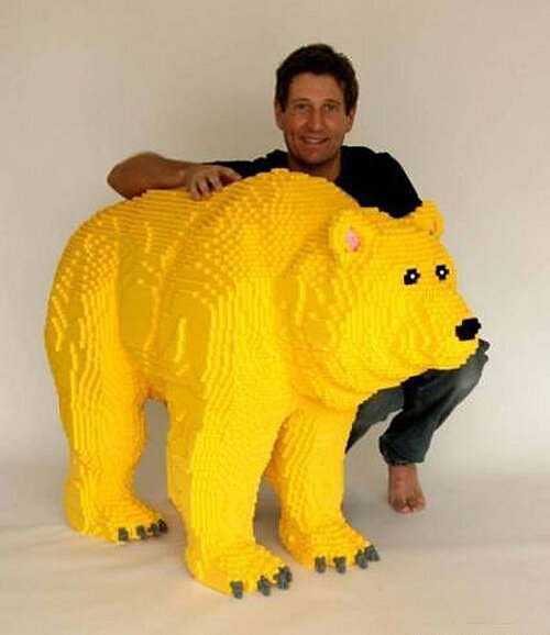 Искусство Lego: Невероятные скульптуры от Nathan Sawaya