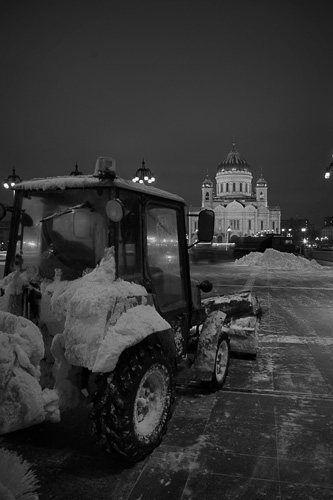 фотографии ночного города. Москва
