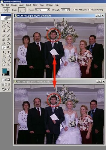 Как заменить одно лицо на другое в Photoshop