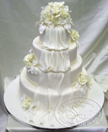 Белоснежные свадебные торты