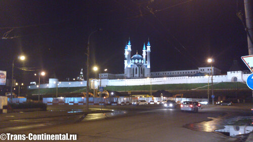 Казанский кремль ночью