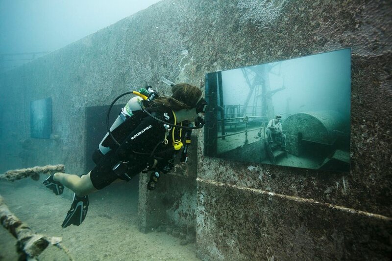 Андреас Франке. Сюрреалистическая подводная галерея. Фотографии