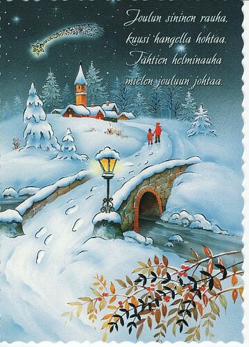 Поздравление С Рождеством На Финском Языке