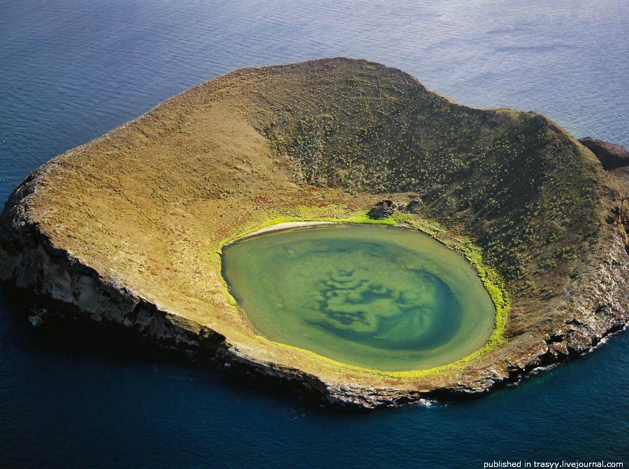 Самые удивительные кратеры потухших вулканов