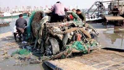 Улов китайских рыбаков -- Porsche Cayenne