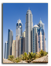 ОАЭ. Дубаи. Dubai Marina, United Arab Emriates, Dubai city. Фото beatrice preve  - Depositphotos