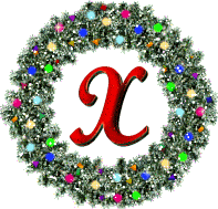 Новогодние и Рождественские алфавиты (латиница)