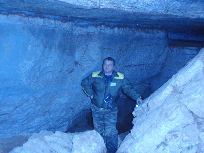 Корреспонденты журнала Экоград в приполярной пещере  - фото 1