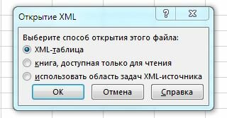 Трюк №95. Загрузка документа XML в Excel