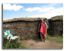 Кения. Масаи Мара. Масайская деревня. Фото Павла Аксенова