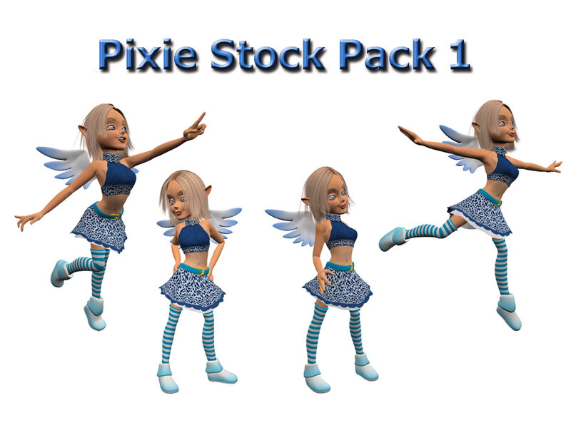 Pixie Stock Pack 1 by Shoofly Stock