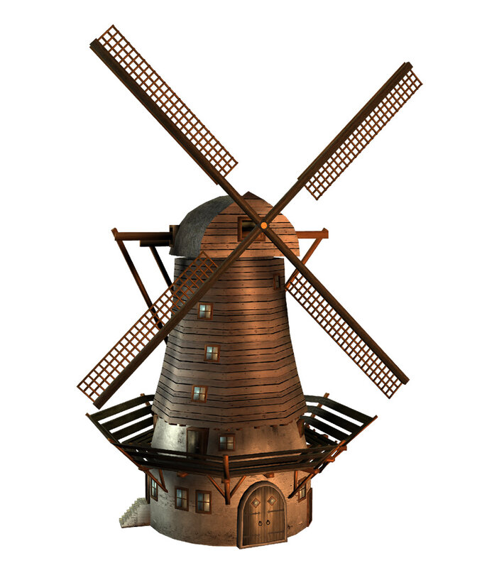 Windmill Stock 5 by Shoofly Stock