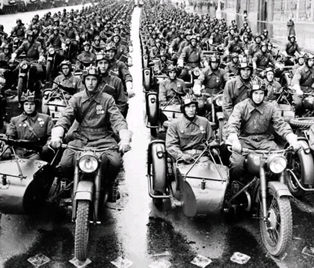 военные мотоциклы 
