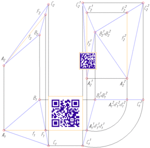 Определить натуральную величину треугольника АБС способом плоскопараллельного перемещения или вращения