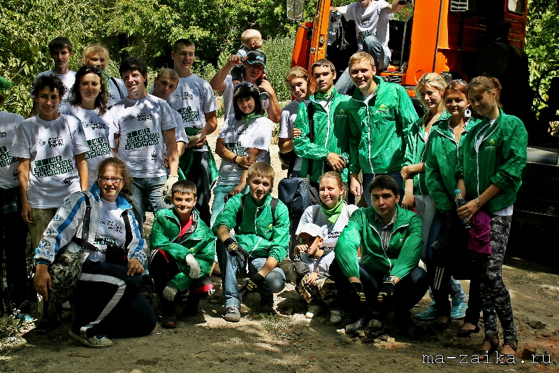 Всероссийская акция 'Блогер против мусора', Саратов, 6 августа 2011 года
