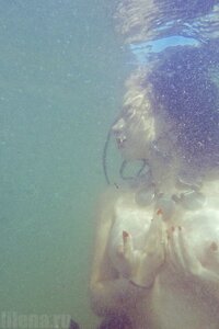 Под водой Пушба и Настя 