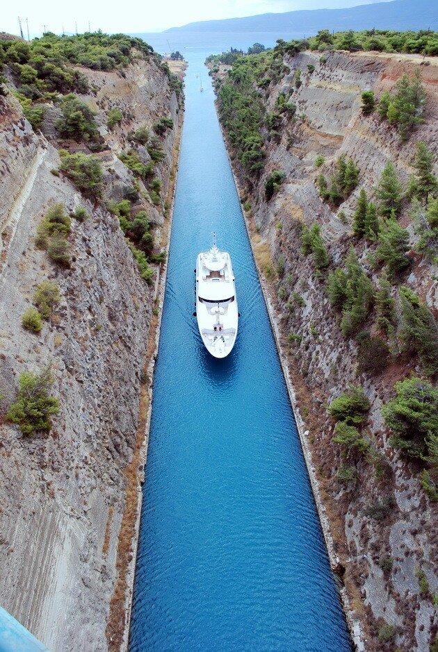 Коринфский канал. Греция