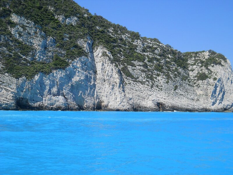 Голубые бухты острова Закинтос. Греция