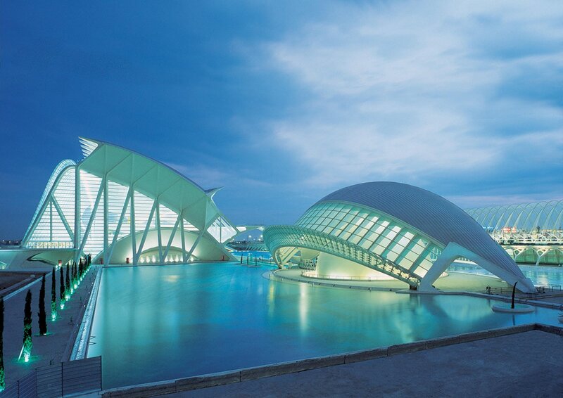City of Art and Science - город искусства и науки. Потрясающий воображение архитектурный комплекс в Валенсии (Испания)
