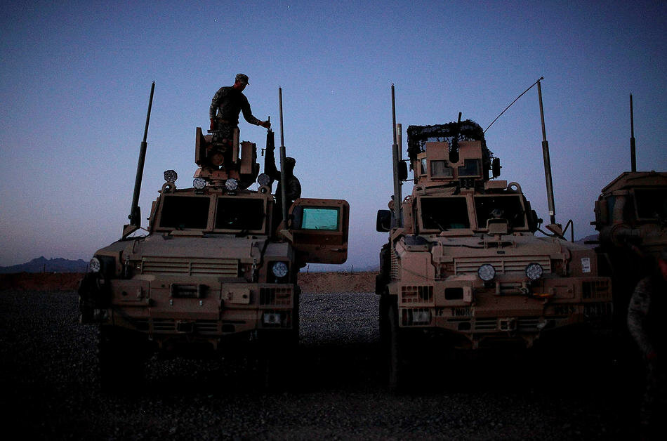U.S. Army Clears Roads Of IEDS In Afghanistan