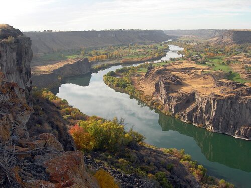 Штат Айдахо. Река Снейк собственной персоной...
