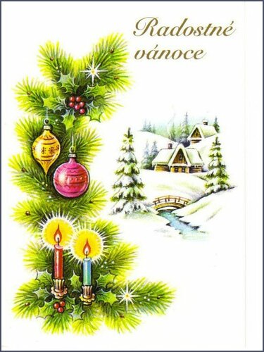 Чехия. 1996 г. Радостного Рождества !