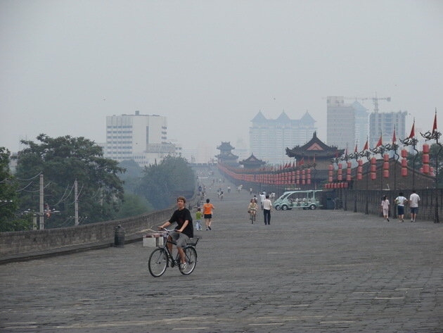 Городская стена Сианя. Китай