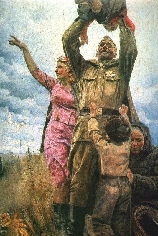 Великая война глазами советских художников... 