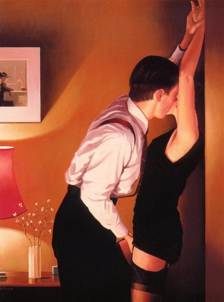 GameOn, by Jack Vettriano