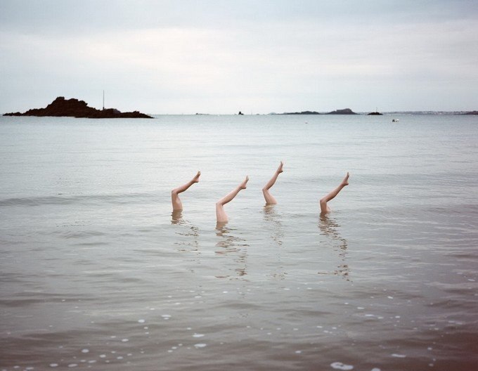 Французский фотограф Жан-Баптист Куртье "Синхронное плавание"