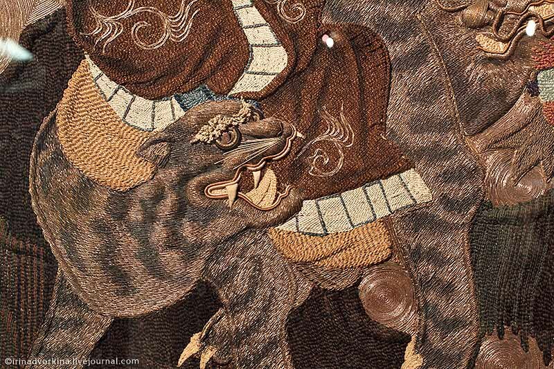 панно «Даосские мудрецы». Япония, кон. XIX в. 