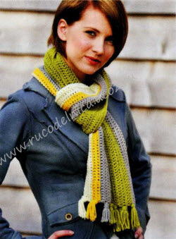 описание вязания крючком, вязание для женщин, вязание для начинающих, вязаный шарф