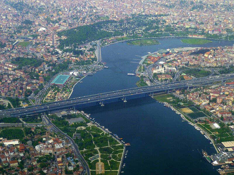 Стамбул, вид с самолета (Istanbul, view from the airplane)