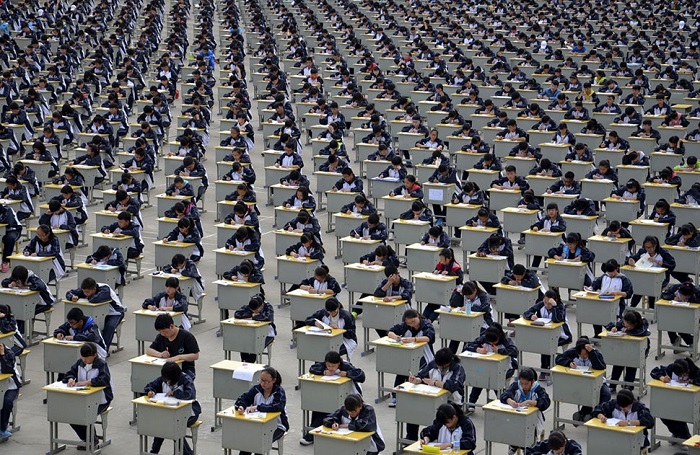 20 шокирующих фотографий, показывающих, как в Китае много людей. (20 фото)