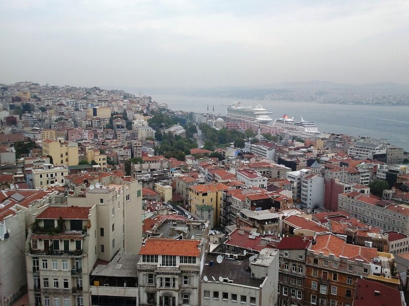 Стамбул - вид с Галатской башни (Istanbul - View from the Galata Tower).