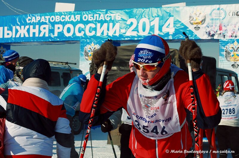 Лыжня России-2014, Базарно-Карабулакский район, 02 февраля 2014 года